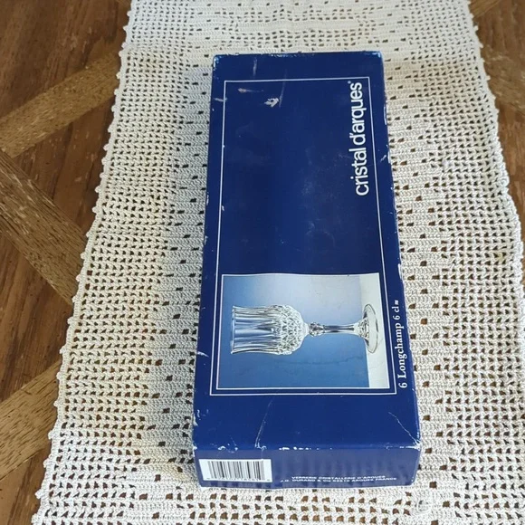 Vintage Cristal D'arques Longchamp 6cl Cordial Glasses - Picture 2 of 5